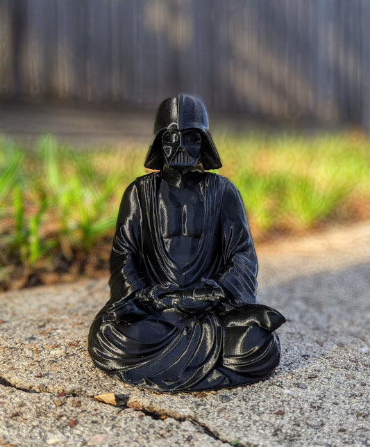 New Black Darth Vader Buddha figure inspired by Star Wars