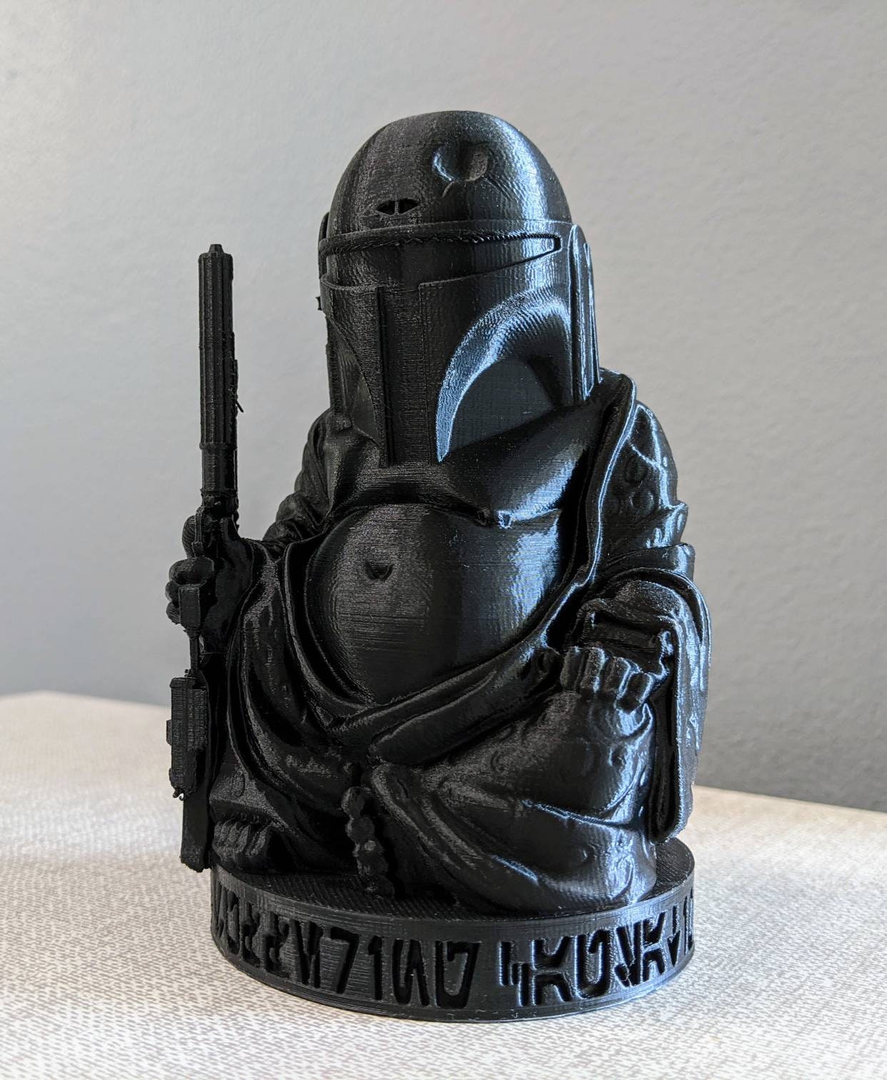 Star Wars inspired Boba Fett Buddha Figure