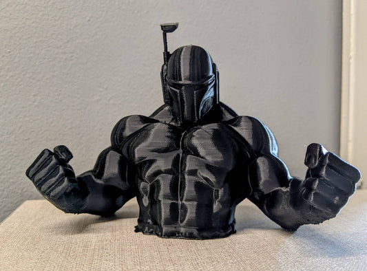 Black Boba-hulk bust