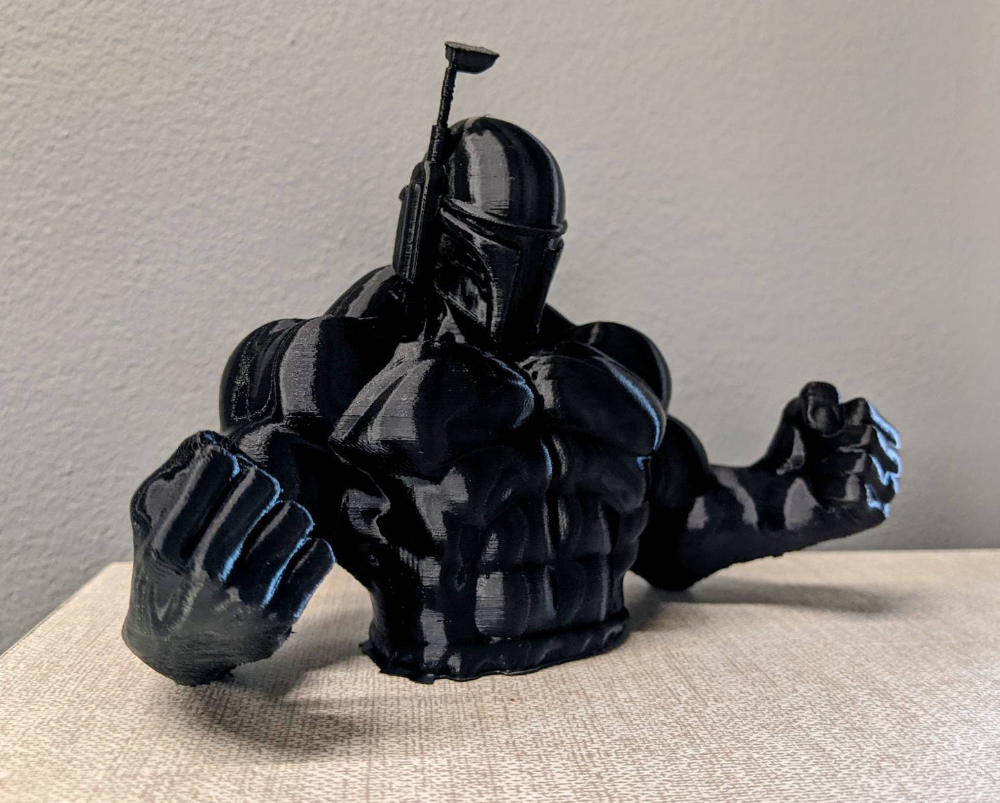Black Boba-hulk bust