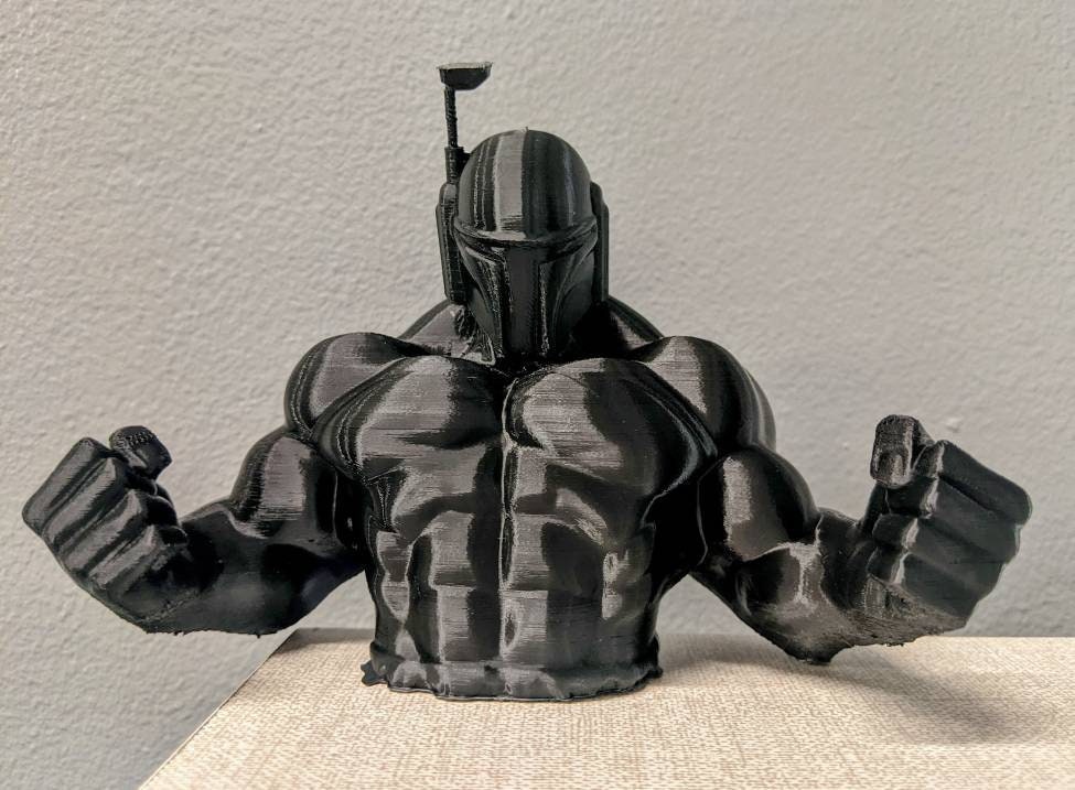 Black Boba-hulk bust