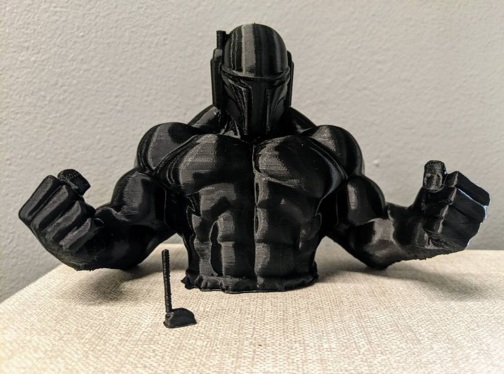 Black Boba-hulk bust