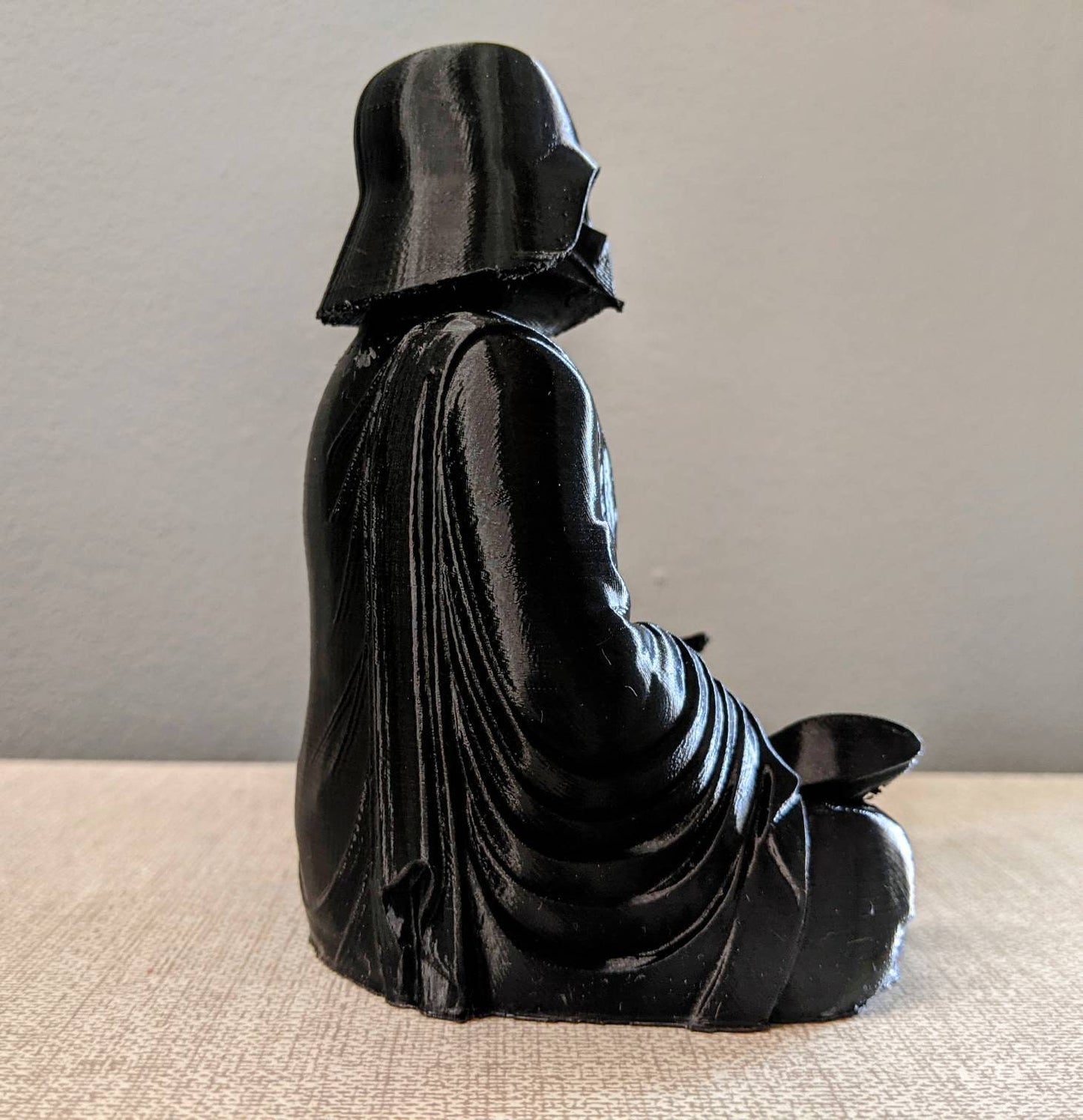 New Black Darth Vader Buddha figure inspired by Star Wars