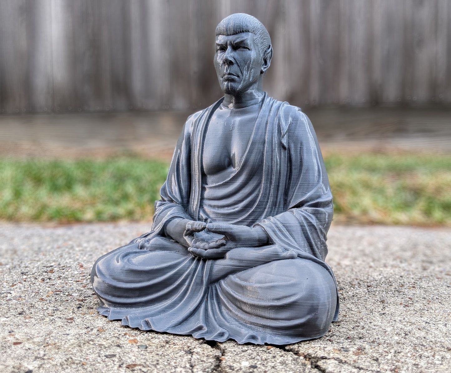 3D Printed Spock Buddha figure